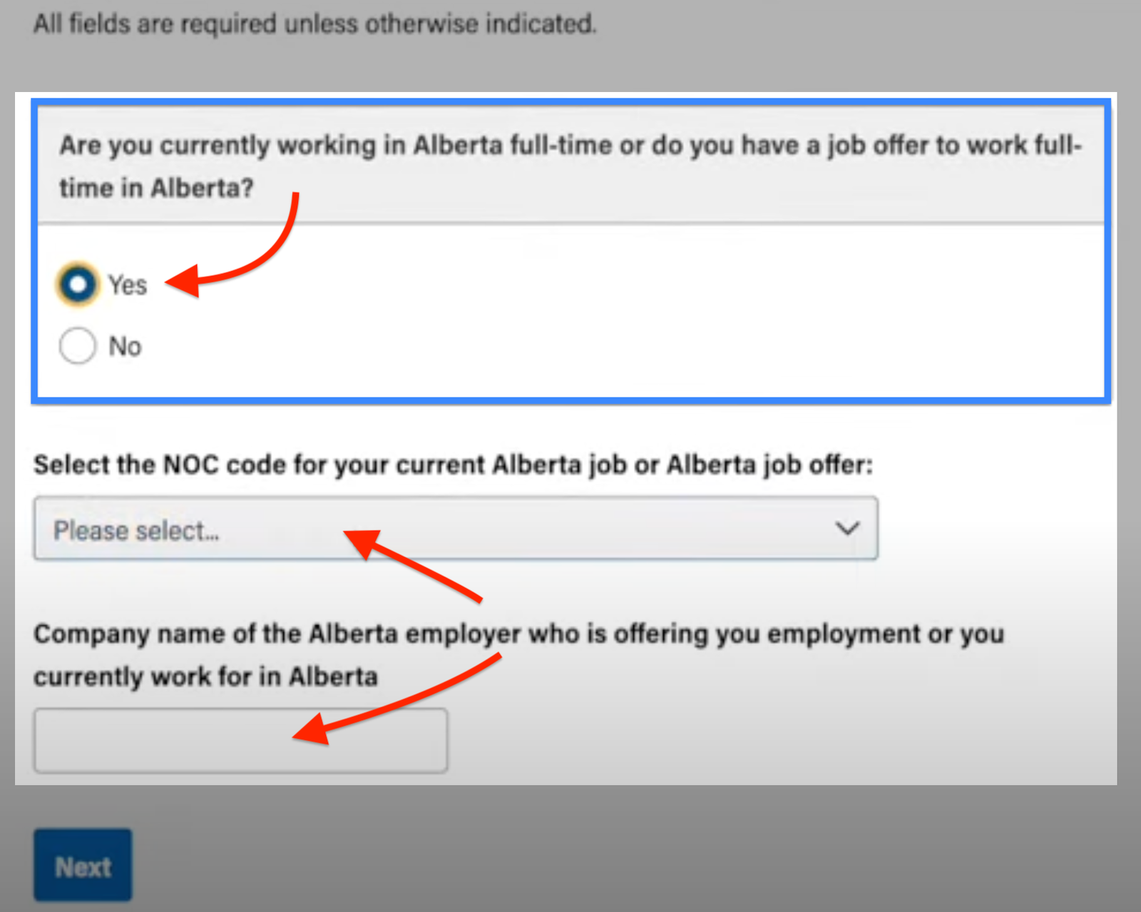 Alberta Accelerated Tech step by step process