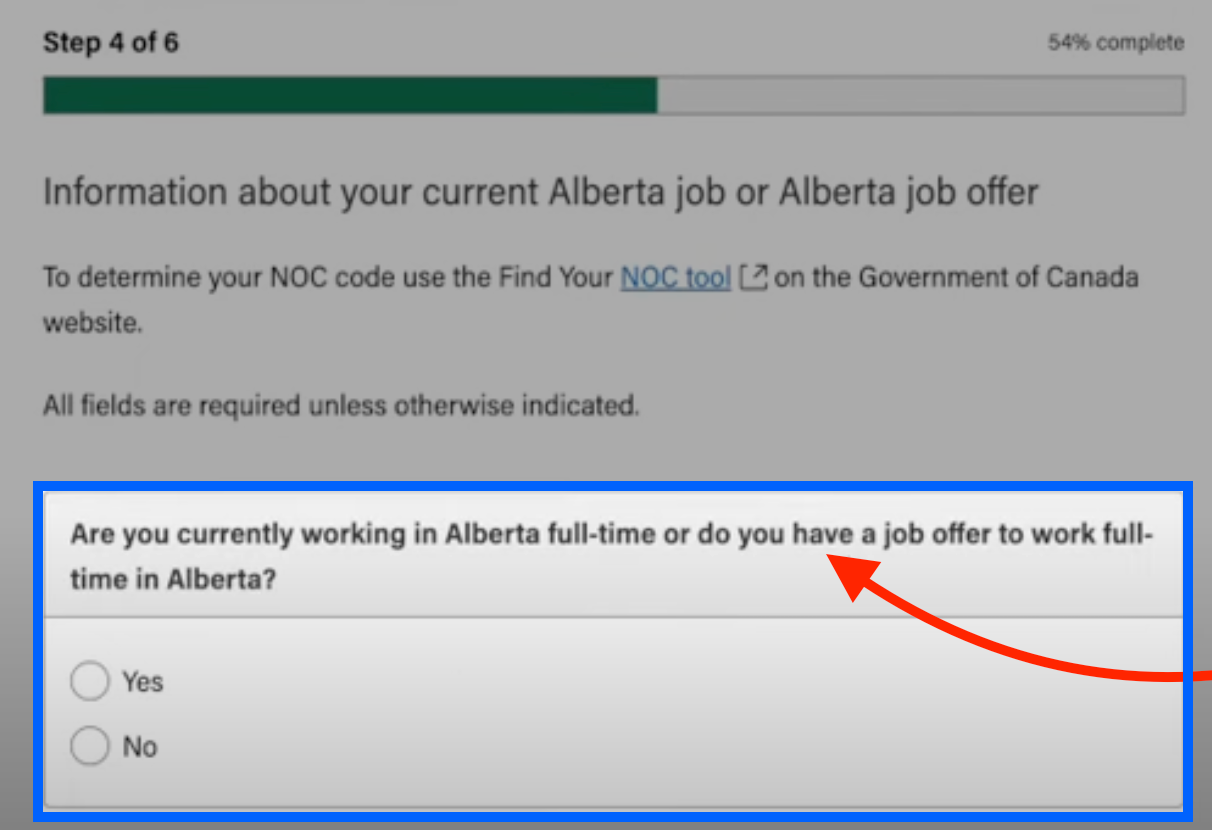 Step 4- Alberta Accelerated Tech Pathway - Alberta job offer