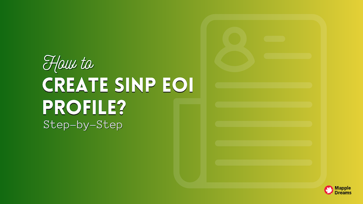 How to create SINP EOI profile